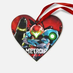 Деревянная игрушка Сердце Metroid Dread