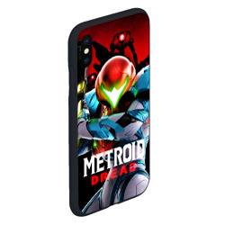 Чехол для iPhone XS Max матовый Metroid Dread - фото 2