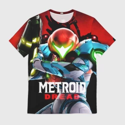 Мужская футболка 3D Metroid Dread