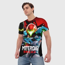 Мужская футболка 3D Metroid Dread - фото 2
