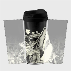 Термокружка-непроливайка Человек-бензопила и Демон-акула - фото 2