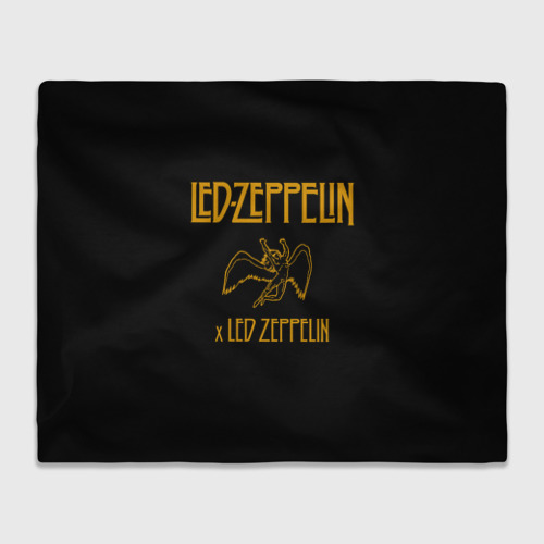 Плед 3D Led Zeppelin x Led Zeppelin, цвет 3D (велсофт)