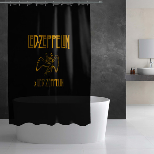Штора 3D для ванной Led Zeppelin x Led Zeppelin - фото 3