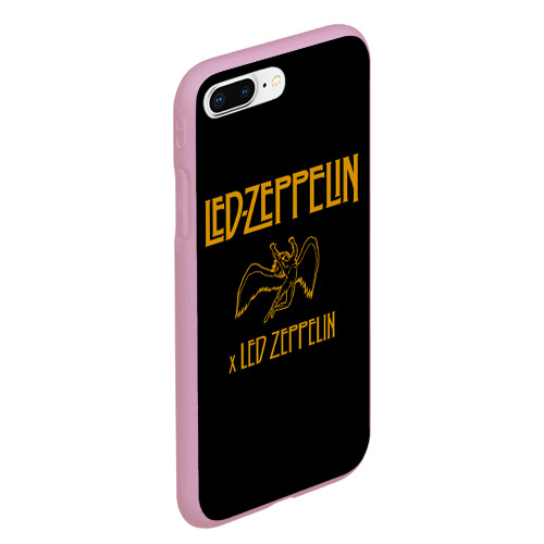 Чехол для iPhone 7Plus/8 Plus матовый Led Zeppelin x Led Zeppelin, цвет розовый - фото 3