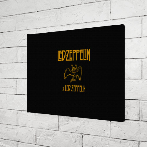 Холст прямоугольный Led Zeppelin x Led Zeppelin, цвет 3D печать - фото 3