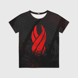 Детская футболка 3D Dead space обелиск мёртвый космос