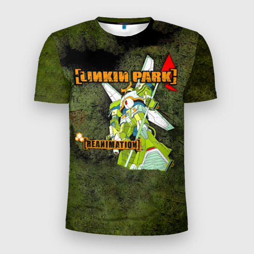 Мужская футболка 3D Slim с принтом Reanimation - Linkin Park, вид спереди #2
