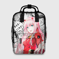 Сумка-рюкзак 3D Zero Two Зеро ту на манге фрейм
