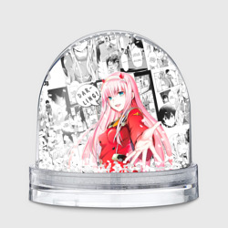 Игрушка Снежный шар Zero Two Зеро ту на манге фрейм