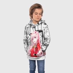 Детская толстовка 3D Zero Two Зеро ту на манге фрейм - фото 2