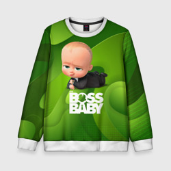 Босс молокосос зеленая абстракция – Детский свитшот 3D с принтом купить со скидкой в -35%