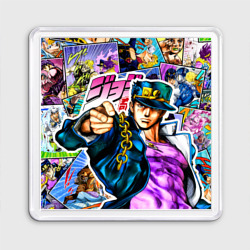 Магнит 55*55 Джотаро - JoJos Bizarre Adventure