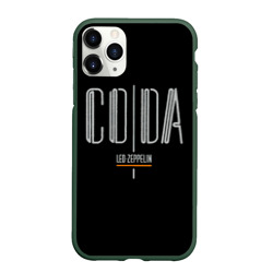Чехол для iPhone 11 Pro матовый Coda - Led Zeppelin