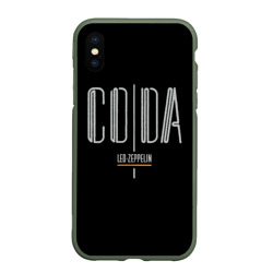Чехол для iPhone XS Max матовый Coda - Led Zeppelin