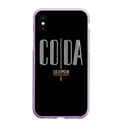 Чехол для iPhone XS Max матовый Coda - Led Zeppelin