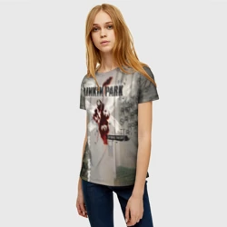 Женская футболка 3D Hybrid Theory Live Around The World - Linkin Park - фото 2