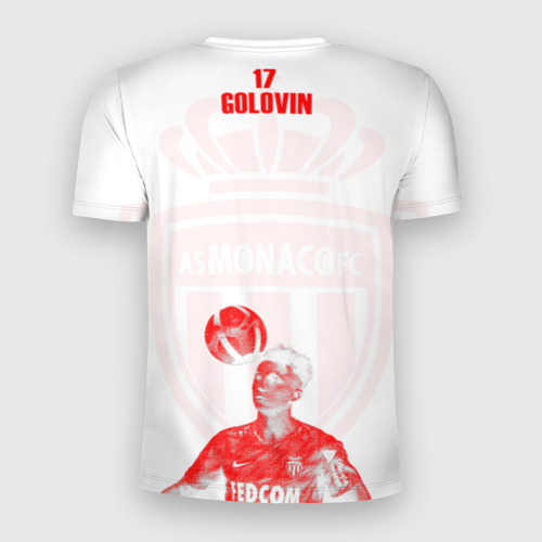 Мужская футболка 3D Slim AC Monaco Golovin Fan Theme, цвет 3D печать - фото 2