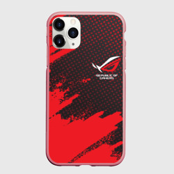 Чехол для iPhone 11 Pro Max матовый ASUS ROG republic of gamers