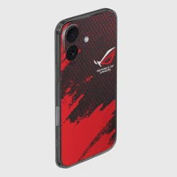 Чехол для iPhone 16 силиконовый с защитой камеры ASUS ROG republic of gamers - фото 2
