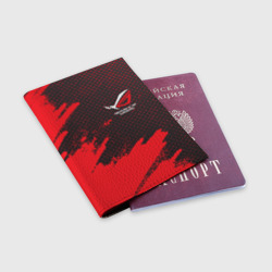 Обложка для паспорта матовая кожа ASUS ROG republic of gamers - фото 2