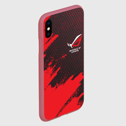 Чехол для iPhone XS Max матовый ASUS ROG republic of gamers - фото 2