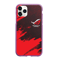 Чехол для iPhone 11 Pro Max матовый ASUS ROG republic of gamers