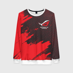 Женский свитшот 3D ASUS ROG republic of gamers