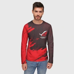 Мужской лонгслив 3D ASUS ROG republic of gamers - фото 2