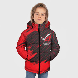 Зимняя куртка для мальчиков 3D ASUS ROG republic of gamers - фото 2