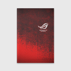 Обложка для паспорта матовая кожа Asus Rog