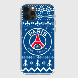 Чехол для iPhone 12 Pro PSG, ПСЖ новогодний