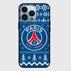 Чехол для iPhone 13 Pro PSG, ПСЖ новогодний