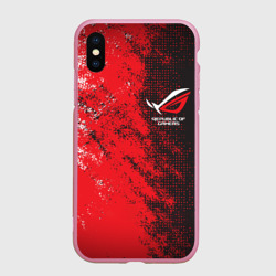 Чехол для iPhone XS Max матовый ASUS republic of gamers ROG