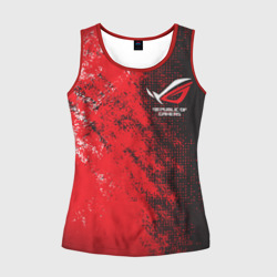 Женская майка 3D ASUS republic of gamers ROG