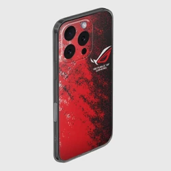 Чехол для iPhone 16 Pro Max силиконовый с защитой камеры ASUS republic of gamers ROG - фото 2