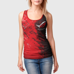 Женская майка 3D ASUS republic of gamers ROG - фото 2