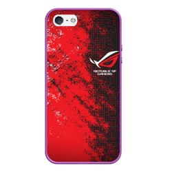 Чехол для iPhone 5/5S матовый ASUS republic of gamers ROG