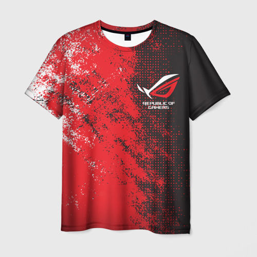 Мужская футболка 3D ASUS republic of gamers ROG - купить по цене 1135 ...
