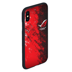 Чехол для iPhone XS Max матовый ASUS republic of gamers ROG - фото 2