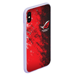 Чехол для iPhone XS Max матовый ASUS republic of gamers ROG - фото 2