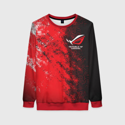 Женский свитшот 3D ASUS republic of gamers ROG