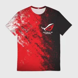 Мужская футболка 3D ASUS republic of gamers ROG