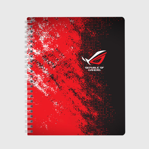 Тетрадь ASUS republic of gamers ROG, цвет клетка