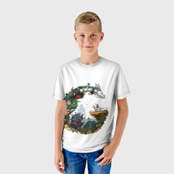 Детская футболка 3D Миры Хаяо Миядзаки унесенные призраками и другие - фото 2