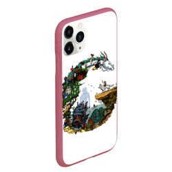 Чехол для iPhone 11 Pro Max матовый Миры Хаяо Миядзаки унесенные призраками и другие - фото 2