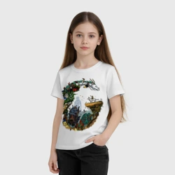 Детская футболка 3D Миры Хаяо Миядзаки унесенные призраками и другие - фото 2