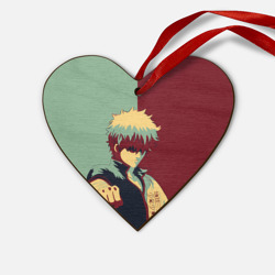Деревянная игрушка Сердце Гинтама Gintama