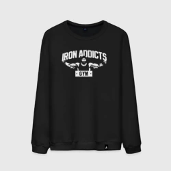 Мужской свитшот хлопок Iron Addicts Gym