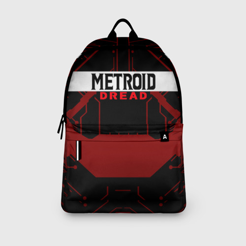 Рюкзак 3D Metroid Dread Black Red Logo - фото 4