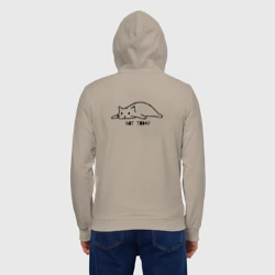Мужская толстовка на молнии хлопок Кот не сегодня - фото 2